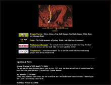 Tablet Screenshot of dragon-warrior.com
